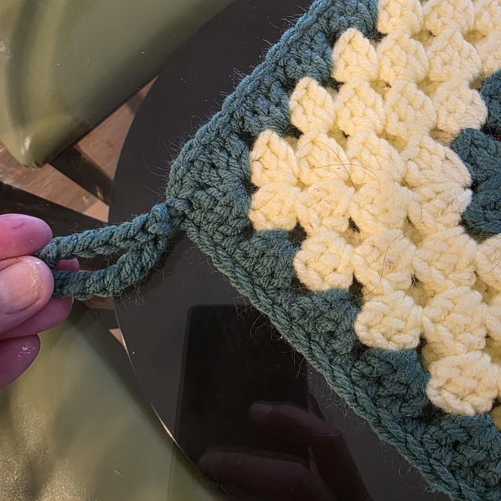 2 Handmade Crochet Pot Holders 8.5